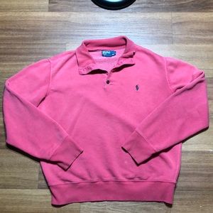 Red Polo Ralph Lauren Sweater with Button’s (L)